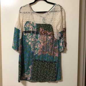 Umgee Women’s babydoll lace Dress